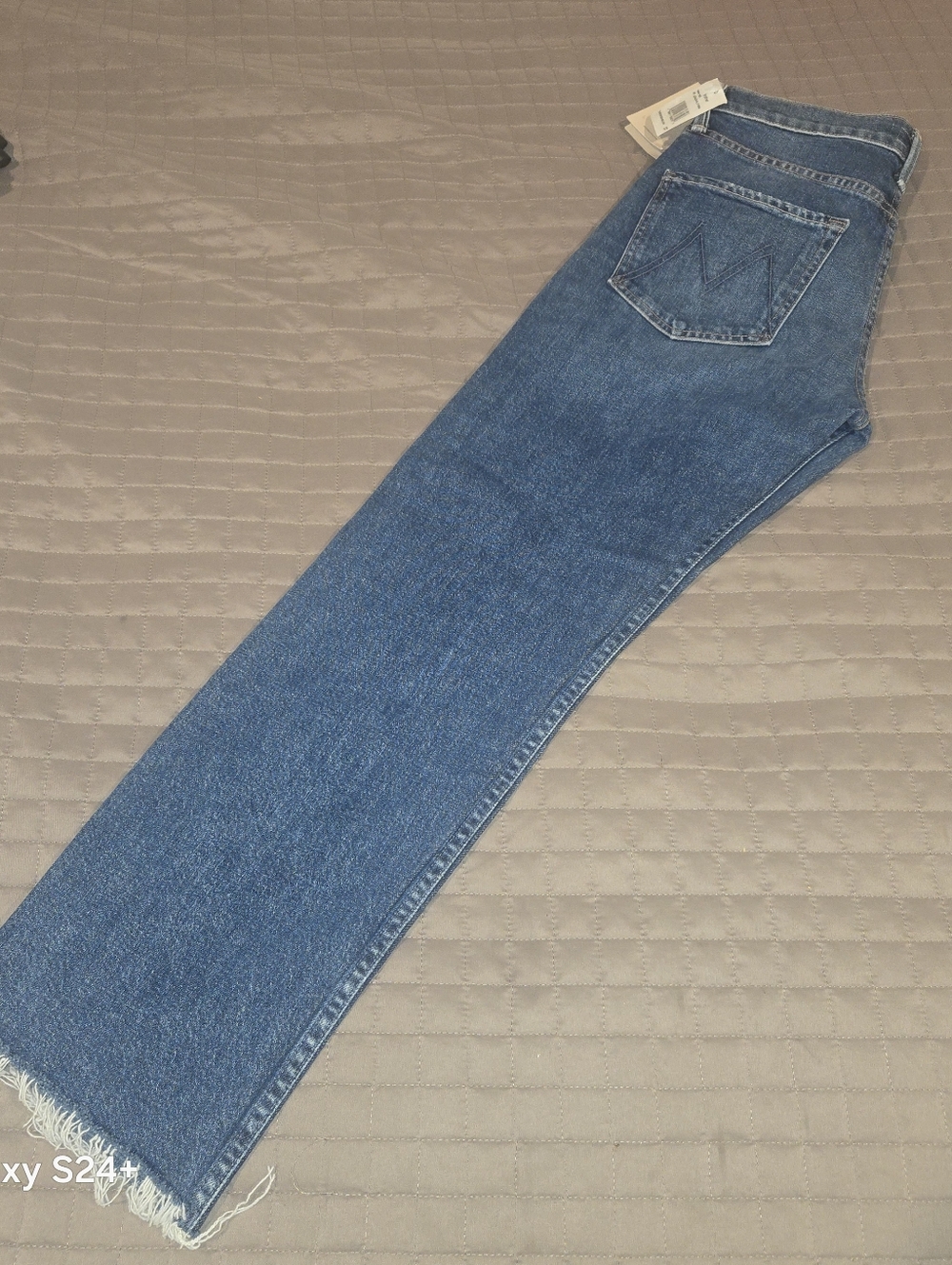 MOTHERMID RISE RIDER ANKLE FRAY - Picture 8 of 8